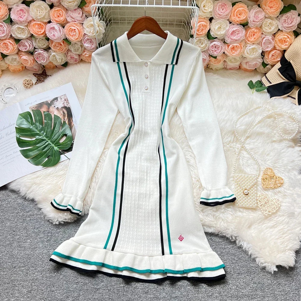 Chic Knitted Party Dress