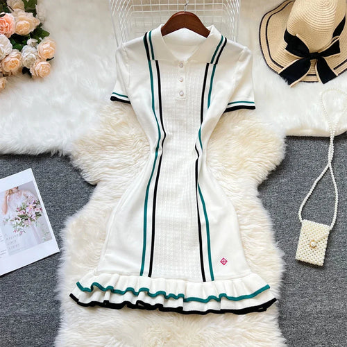 Chic Knitted Party Dress